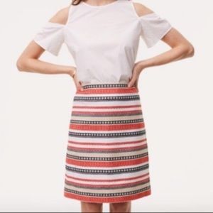 LOFT Costa Shift Skirt